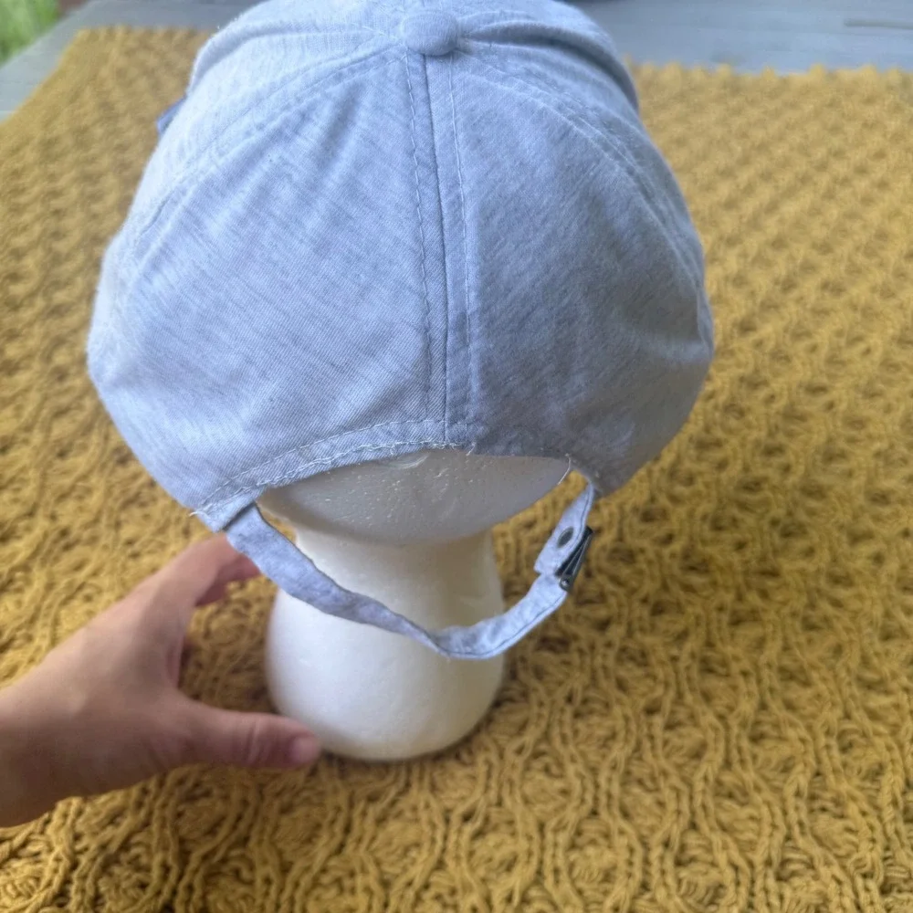 Bluey Baseball Cap Light Gray Heather Jersey Knit Adjustable Hat